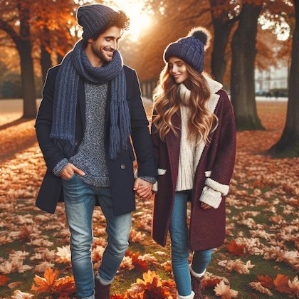 Happy couple using DNA Romance Happy couple using DNA Romance