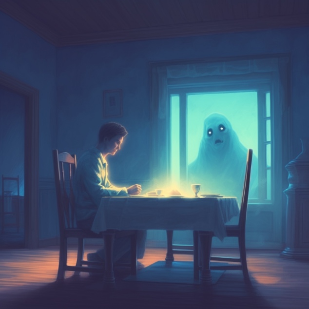 Eating Dinner With A Ghost